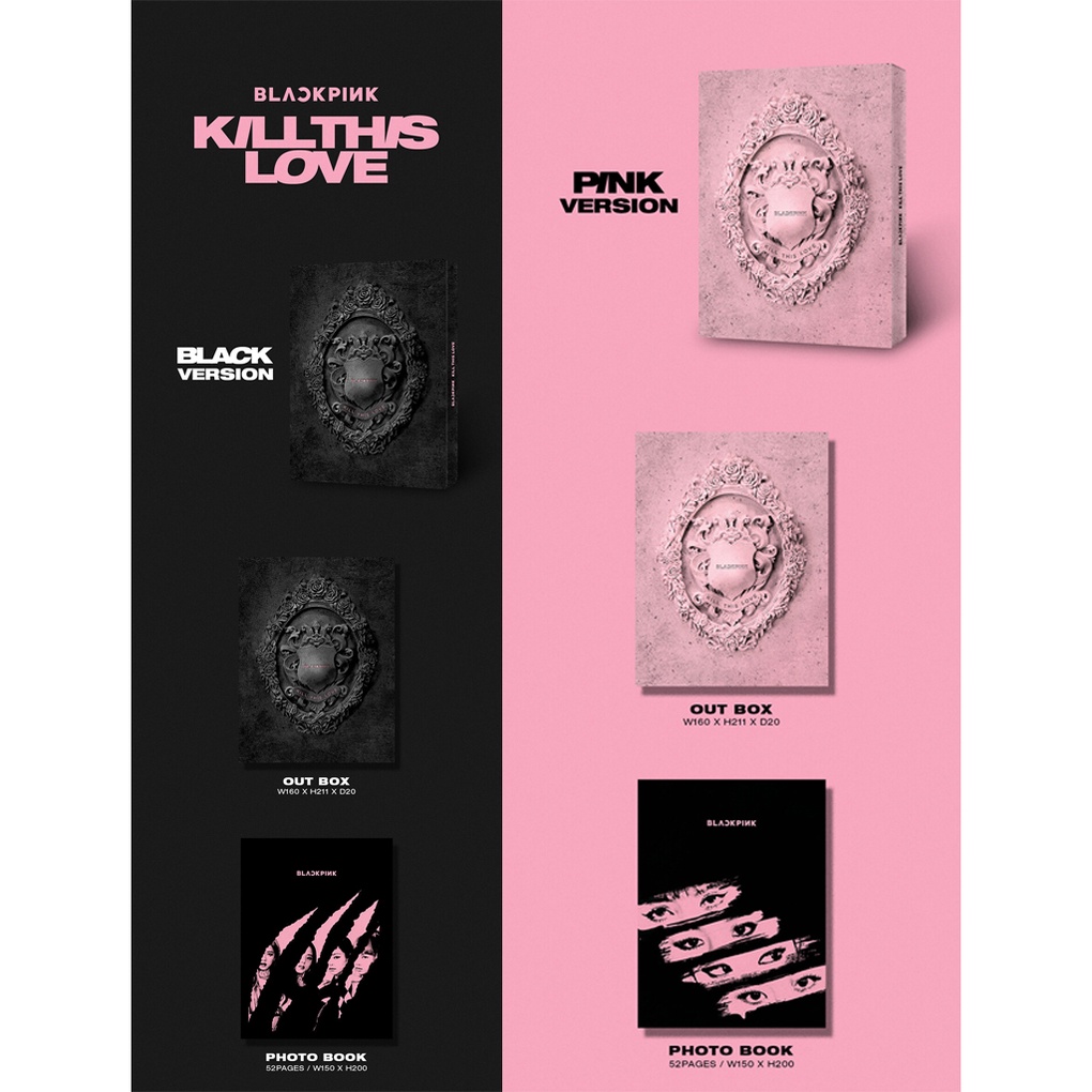 Mini album thứ 2 KPOP GOODS BLACKPINK Kill This Love