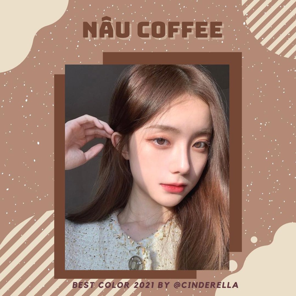 Combo nhuộm nâu coffe kèm gang tay và oxi