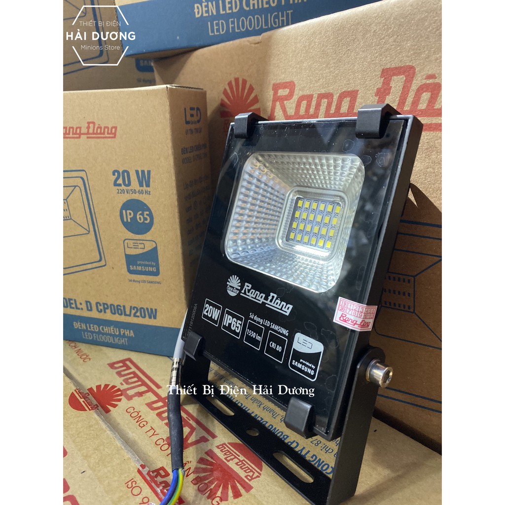 Đèn LED chiếu pha 20W - 30W Rạng Đông Model D CP06L Chip Led Samsung - Bảo Hành 24 Tháng