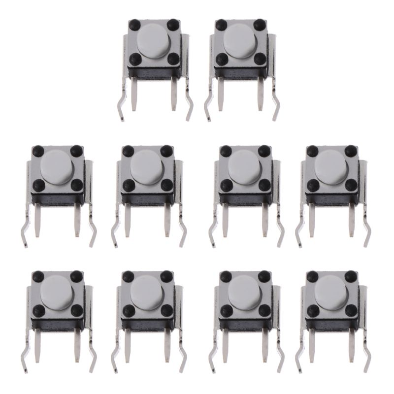 Set 10 Bộ Phận Thay Thế Nút Cảm Biến PCB Màu Trắng Tương Thích Với Xbox 360 RB LB