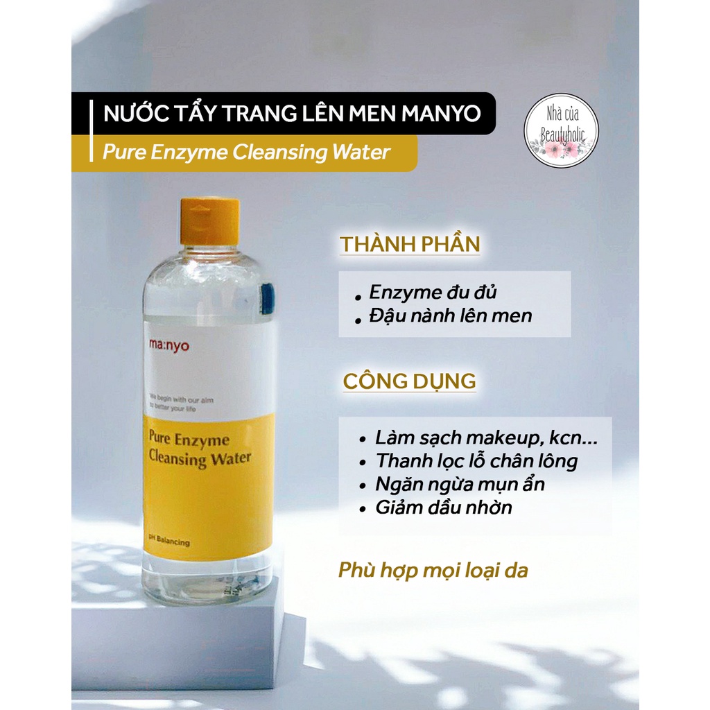 Nước tẩy trang lên men Manyo Pure Enzyme Cleasing Water