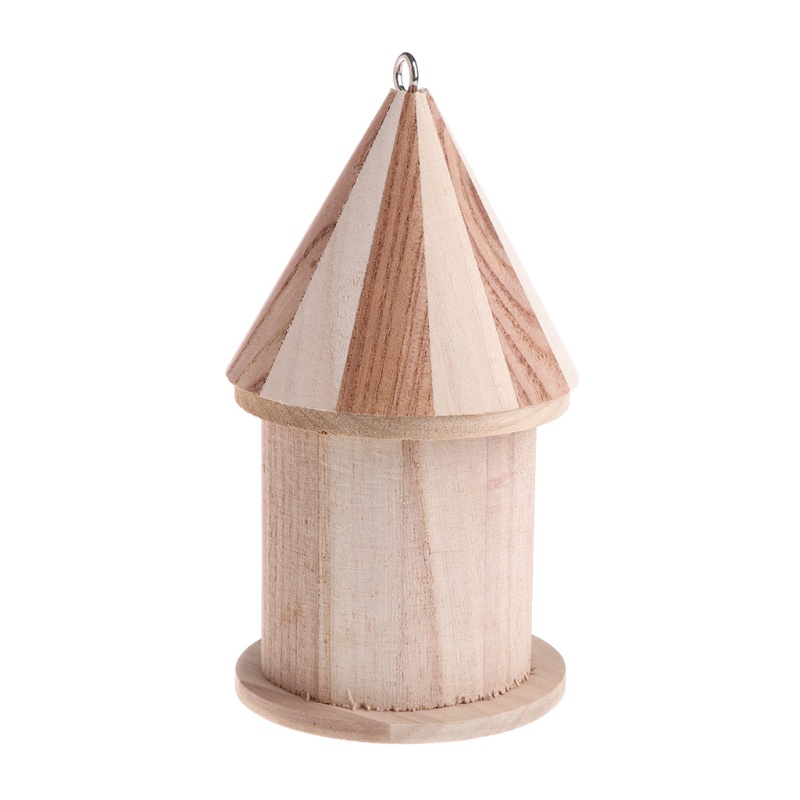 Tổ Chim Bằng Gỗ Nhiều Màu Sắc Dễ Thương
