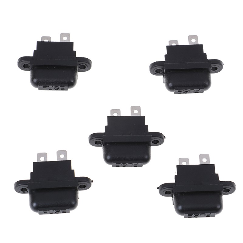 Bộ 5 Hộp Cầu Chì Tiêu Chuẩn 30a Chất Lượng Cao Cho Xe Hơi