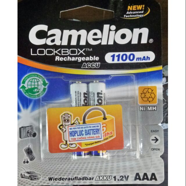 [Mã ELHA9 giảm 15% đơn 50K] Pin sạc Camelion AAA 1100mAh
