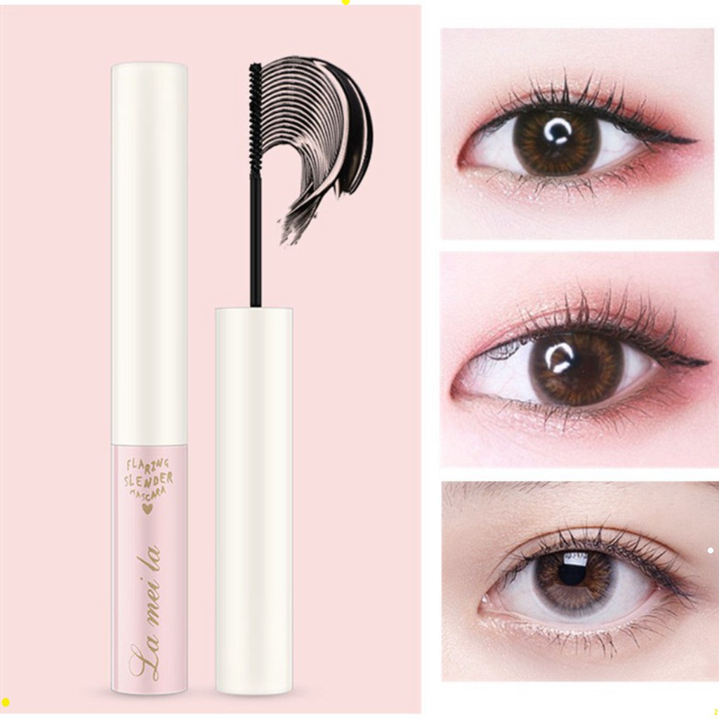 Mascara chuốt mi cong đầu cọ siêu mảnh giúp tơi mi, Chuốt mi mảnh Lameila