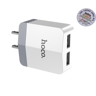 [PHỤ KIỆN BALI - 100% CHÍNH HÃNG] - CỐC SẠC NHANH 3.4A 2 CỔNG USB - HOCO C13BUS