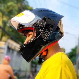 Nón bảo hiểm Fullface EGO E7 (Đen Bóng)