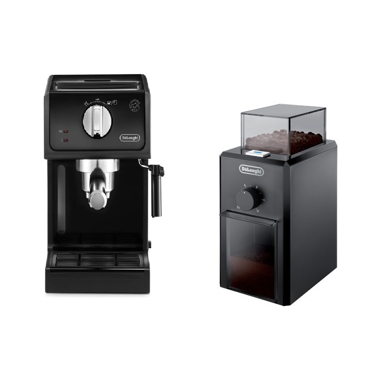 Combo Máy pha xay cà phê Delonghi ECP31.21&amp;KG79