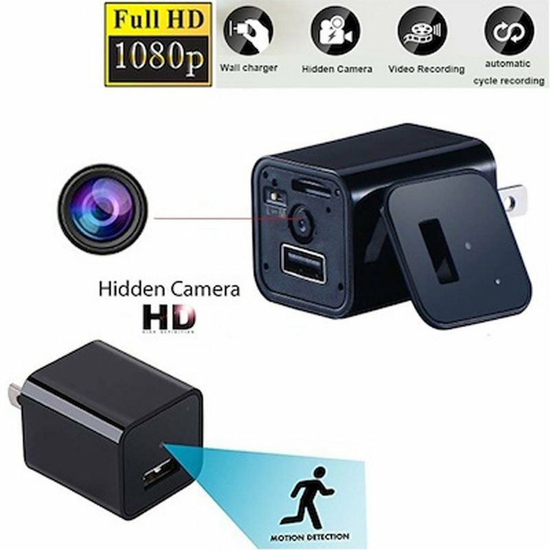 Củ sạc điện thoại cao cấp - Củ sạc điện thoại HD 1080p ghi video lưu trữ thẻ nhớ