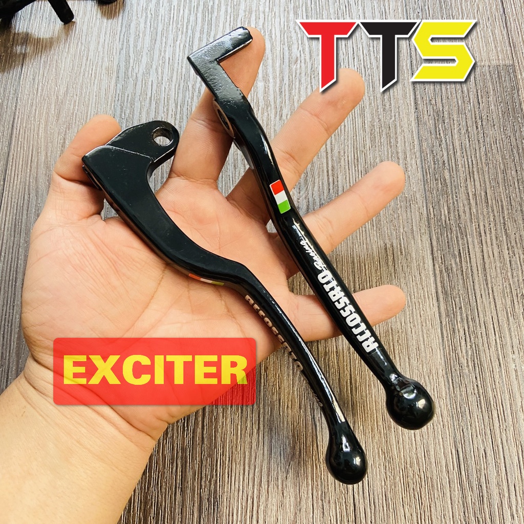 ( EXCITER) Tay thắng tay côn zin mod tem cờ ý Accossato chất liệu nhôm zin cao cấp lắp EX 135, 2010, 150, 155