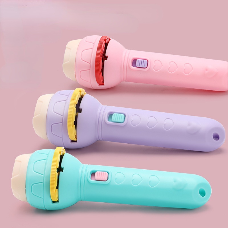 Đèn Pin Chiếu 24 Hình Động Vật Vui Nhộn Làm Đồ Chơi Cho Trẻ