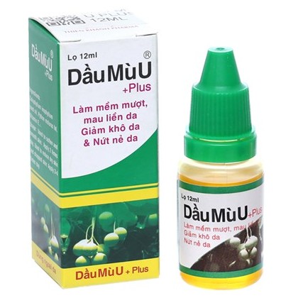 Dầu Mù U Plus Làm Mềm Mượt Da, Giảm Khô Nứt Nẻ Da 12ml