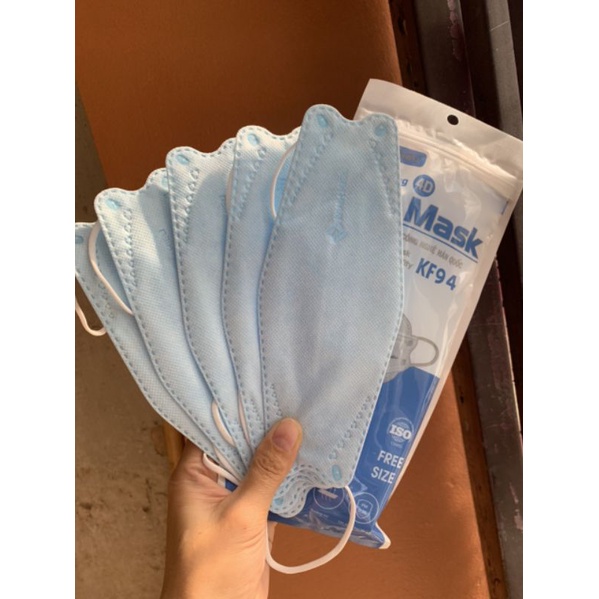Khẩu Trang KF94 Chính Hãng Công Nghệ Hàn Quốc Chống Bụi , Khẩu Trang Kháng Khuẩn 4 Lớp chống lem son Cao Cấp