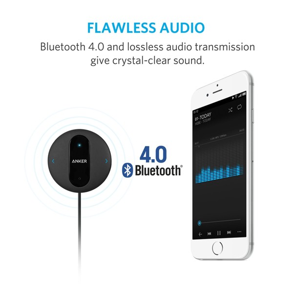 Bộ tiếp nhận Bluetooth rảnh tay trên Ô tô Anker SoundSync Drive