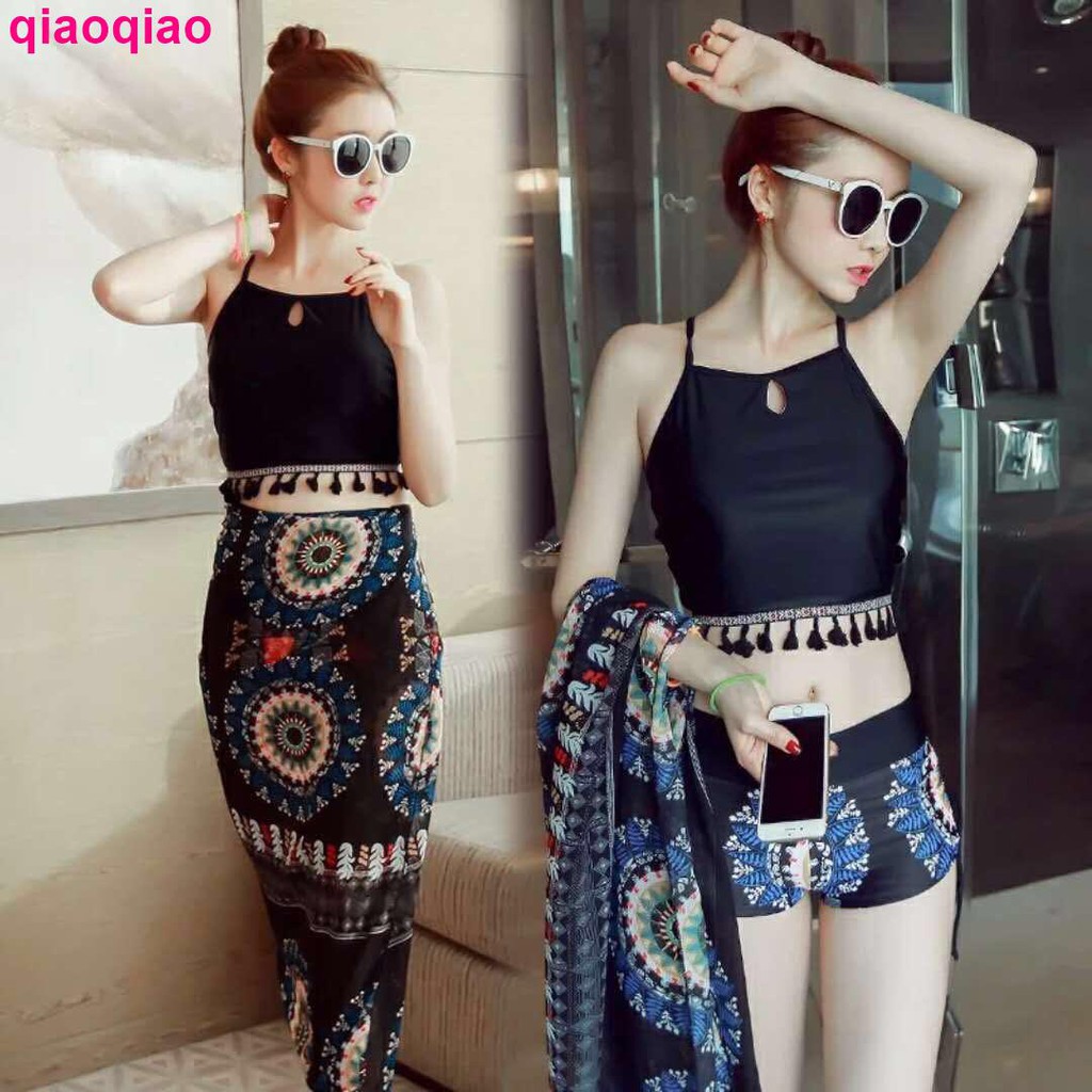 Set Đồ Bơi Kèm Áo Khoác Ngoài Xinh Xắn Dành Cho Nữ | BigBuy360 - bigbuy360.vn