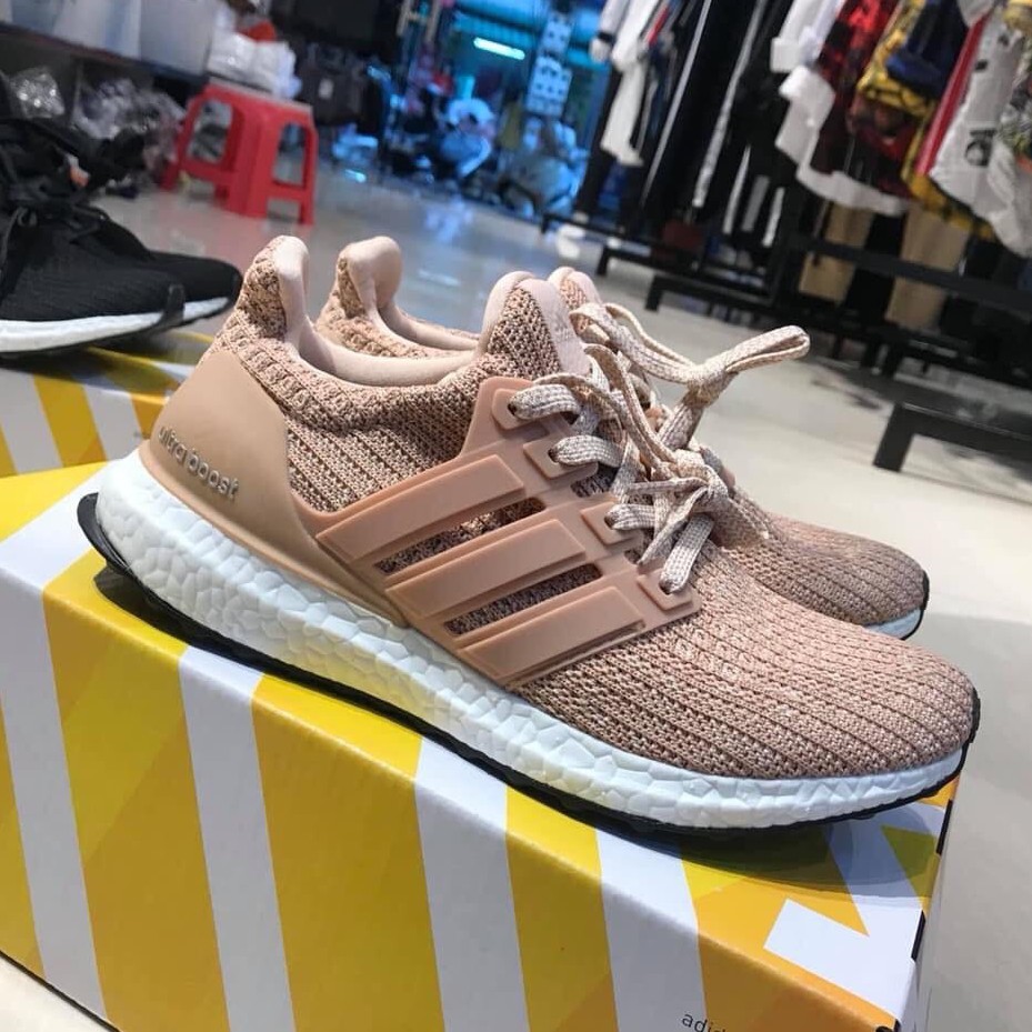 Giày Sneaker Nam Nữ Ultraboost 4.0 hồng đất (fullbox+freeship)