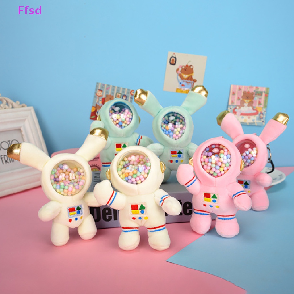 {Ffsd} Thú Nhồi Bông Hình Thỏ Phi Hành Gia Hoạt Hình Đáng Yêu ​Móc Khóa Hình Búp Bê Dễ Thương