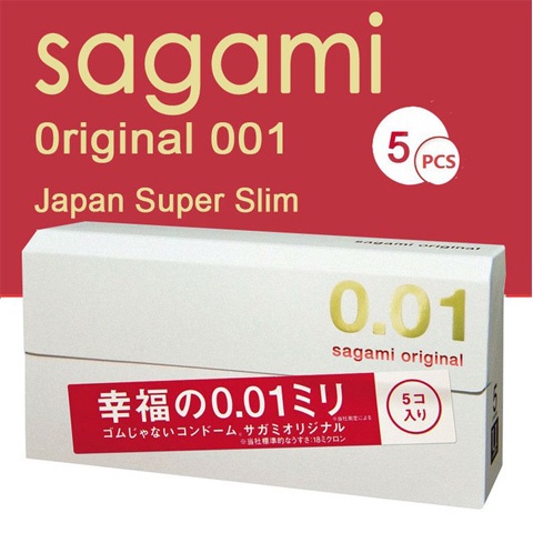 [HÀNG NHẬT CAO CẤP] Bao cao su siêu mỏng Sagami 0.01 Nhật bản
