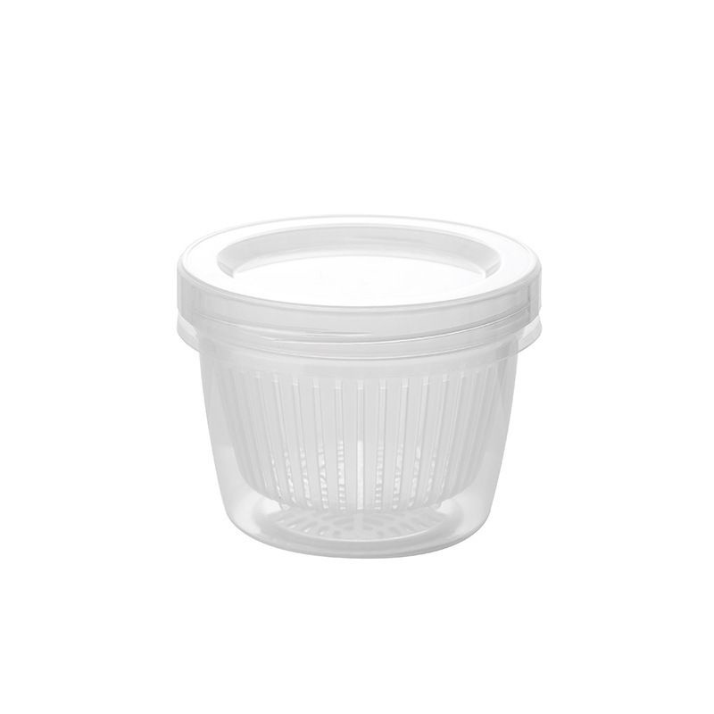 Hộp đựng hành tỏi thực phẩm có nắp đậy thiết kế ráo nướcđể tủ lạnh đưng gia vị đa năng