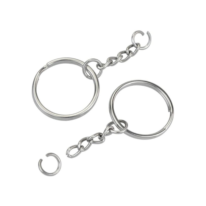 Sa Set 20 Vòng Móc Khóa Làm Trang Sức Thủ Công Diy