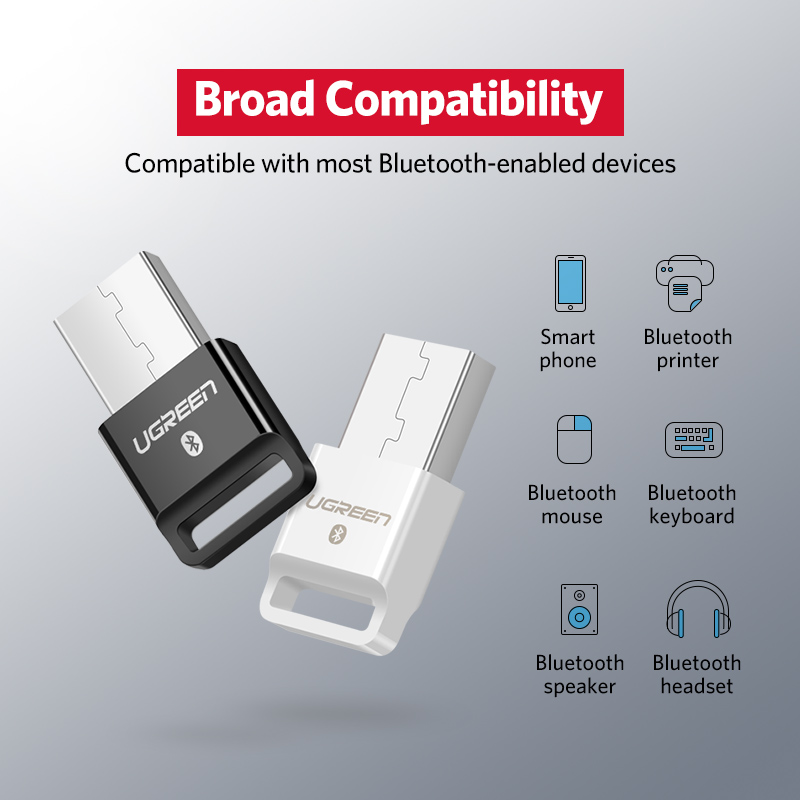 Ugreen Thiết Bị Thu Phát Bluetooth 4.0 Mini Usb Cho Loa Máy Tính