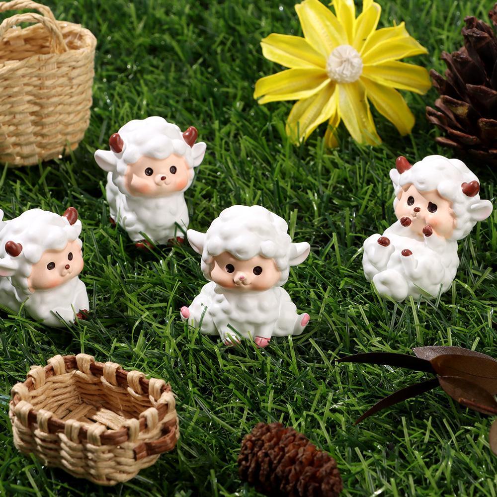 Tượng Cừu DAPHS Thu Nhỏ Dễ Thương Dùng Trang Trí Cây Bonsai DIY