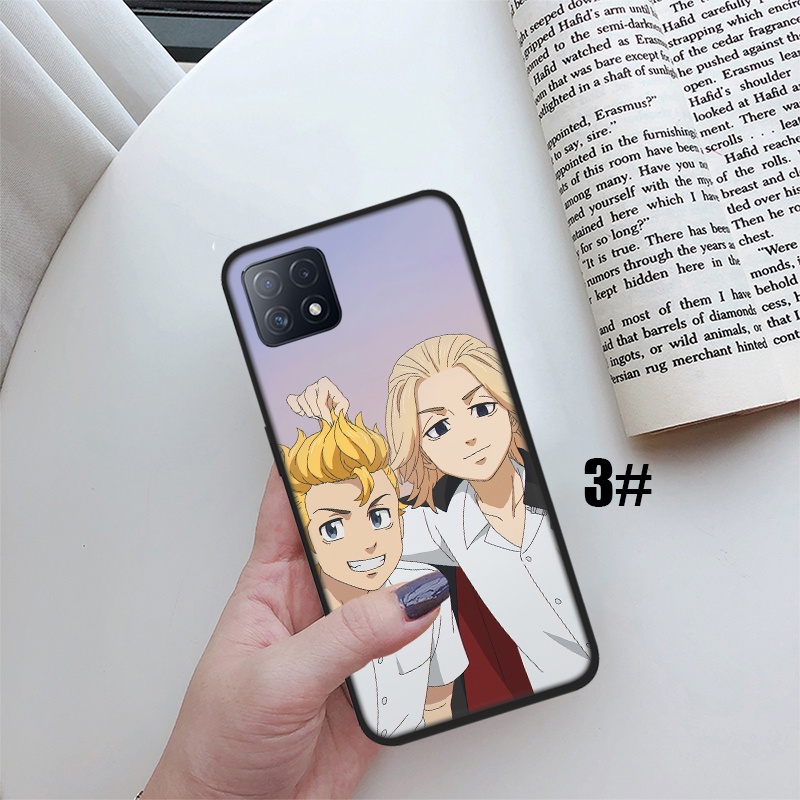 Fn7 Ốp Điện Thoại Silicon Mềm Hình tokyo Ghoul Cho realme c2 c3 c11 c12 c15 c17 c20 c21 c25