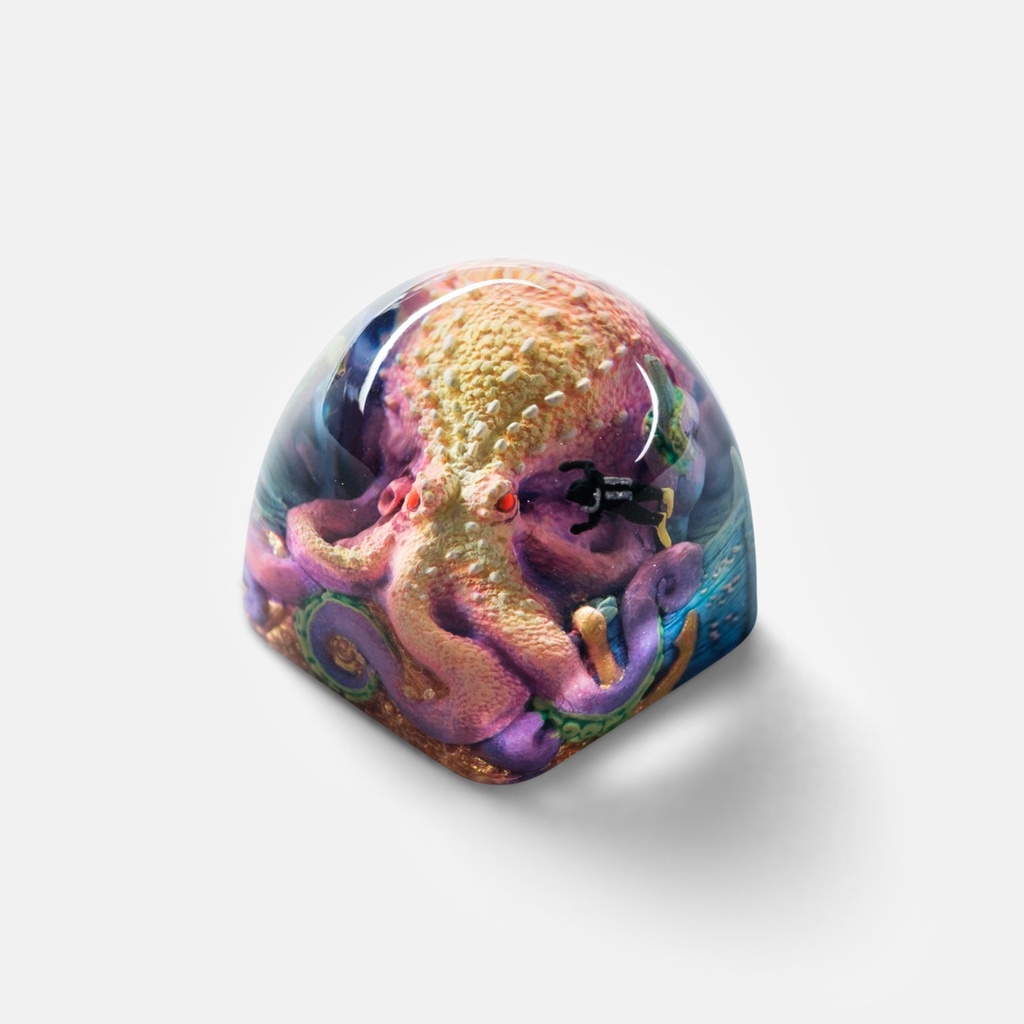 Keycap Artisan bàn phím cơ Dwarf Factory Kraken Absolut  - Hàng chính hãng