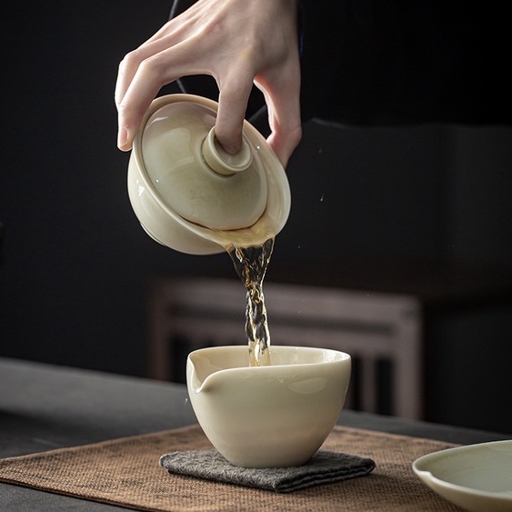 Chén khải sứ sài thiêu nung củi