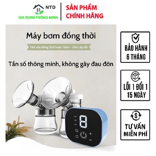 Máy hút sữa điện đôi electric breast pump 3 chế độ 9 cấp hút - qt4028