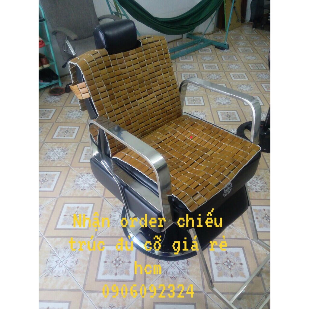 Chiếu trúc lót ghế cắt tóc 50x 1m đến 1m2, ghế cắt tóc No.1
