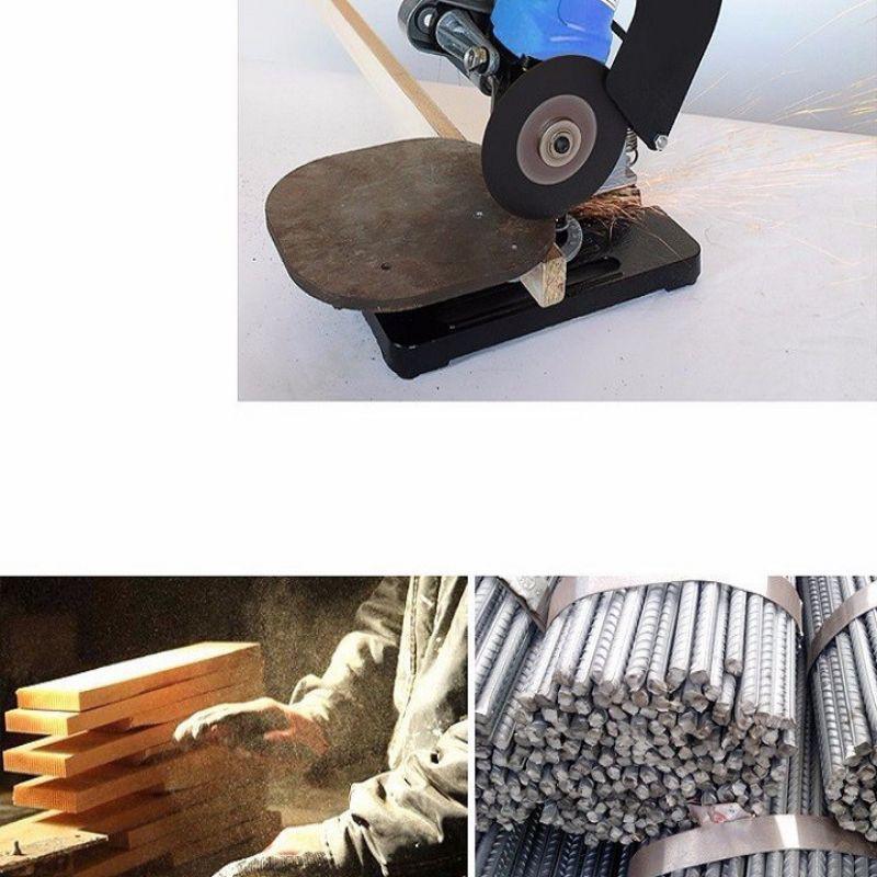Đế kẹp máy mài cầm tay thành máy bàn cắt mini Dùng được cho các loại máy cắt góc có kích thước đá dưới 125mm