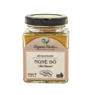 Bột Nghệ Đỏ Nguyên Chất 100% Organic Herbs