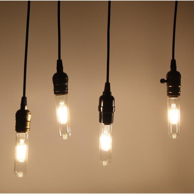 Dây đèn thả Vintage bóng đèn Led Edison T125 4W