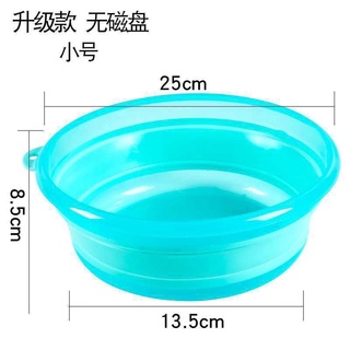 Thau Trộn Mồi chất liệu Silicon cao cấp - Chậu gấp gọn dùng trộn mồi dùng trong câu đài