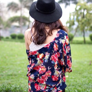 Kimono voan hoa