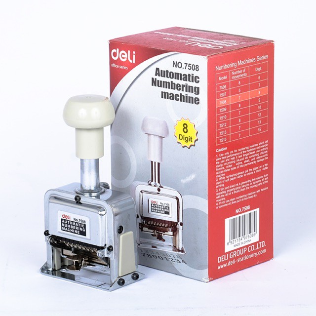 giảm giá trong tháng Dấu Nhảy 8 Số Deli 7508