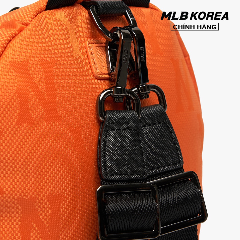 MLB - Balo mini phom chữ nhật Monogram Nylon Jacquard 3ABKS011N-50ORS