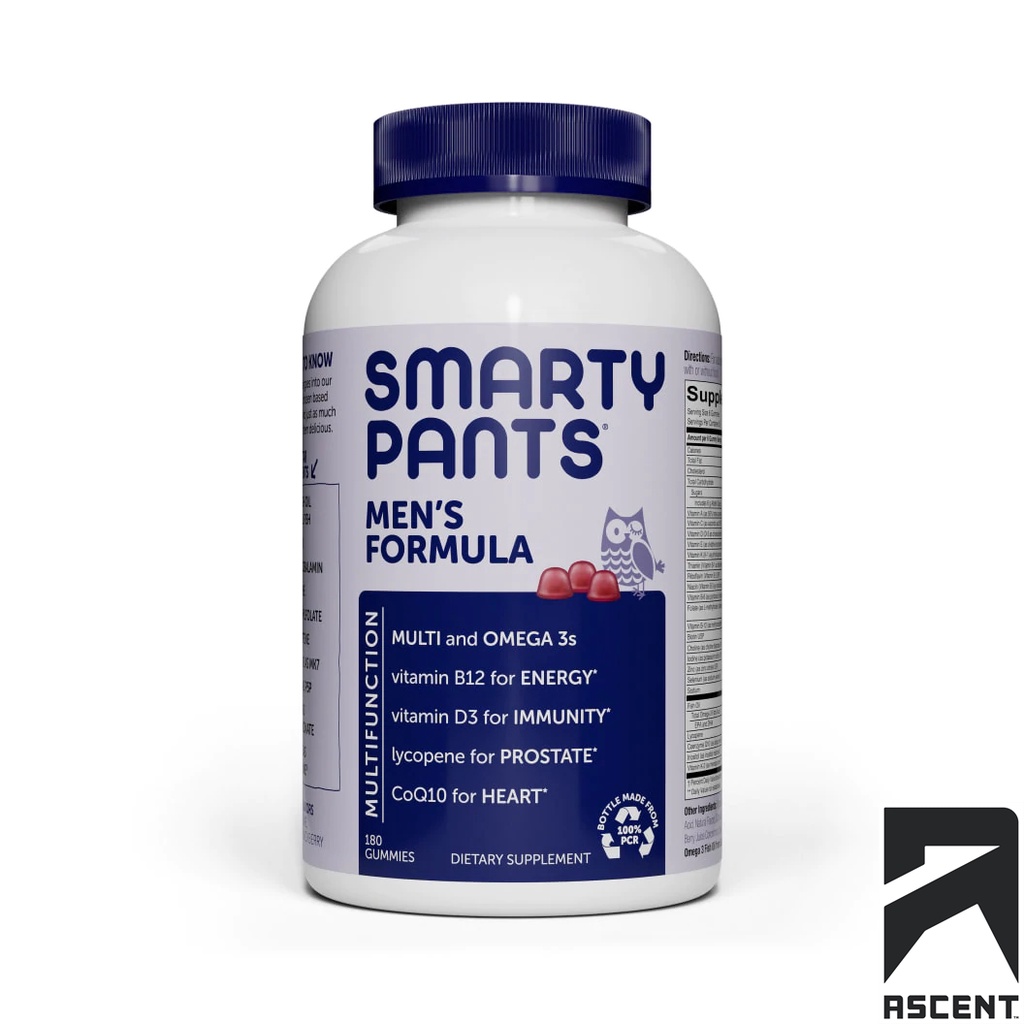 PHÂN PHỐI CHÍNH HÃNG Kẹo dẻo vitamin cao cấp cho nam Smarty Pants Men's Formula