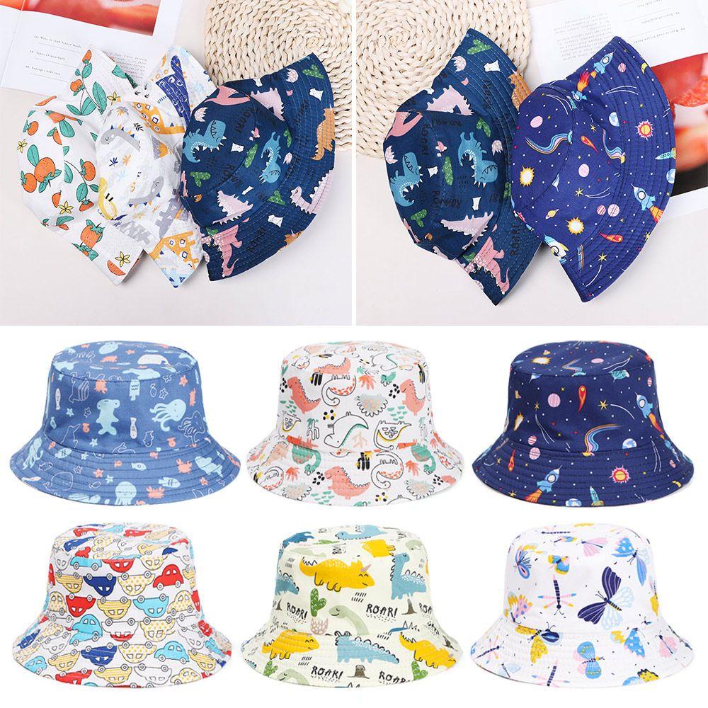 YVE Mũ Tai Bèo Chống Nắng Họa Tiết Động Vật Trái Cây Phong Cách Hàn Quốc Cho Bé