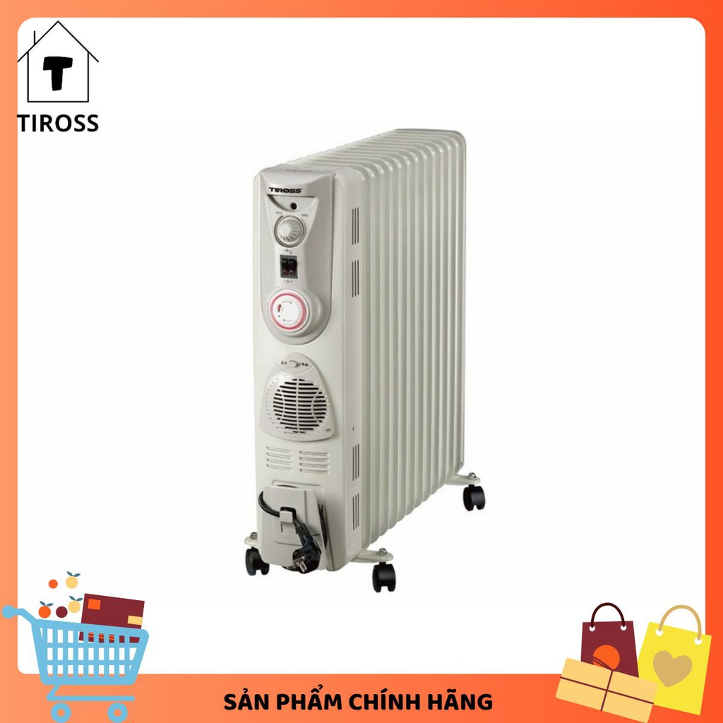 [Tiross123] Lò Sưởi Dầu 13 Thanh Tiross TS926 Công Suất 2400W, Hẹn Giờ, Quạt Gió Sản Phẩm Chính Hãng, Bảo Hành 12 Tháng