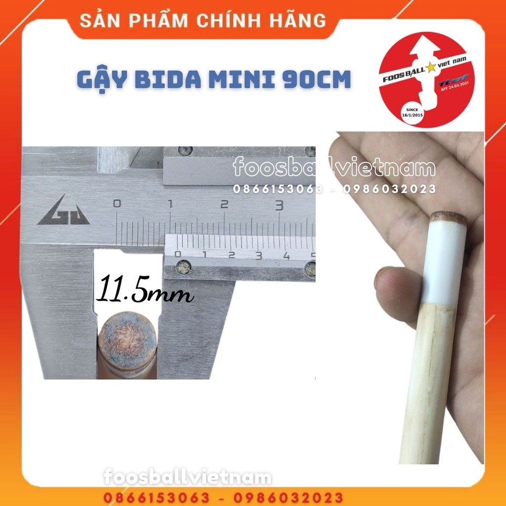 Phụ kiện cơ gậy bida mini trẻ em giá rẻ 1 khúc dài 90cm, loại 2 khúc dài 108cm, và 123cm