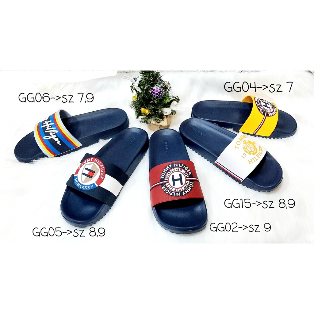 Dép nam Tommy Hilfiger Men's Rayce Pool Slides - Navy chính hãng