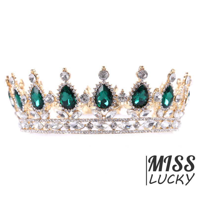 Phụ kiện cài tóc vương miện thời trang sang trọng cho nữ