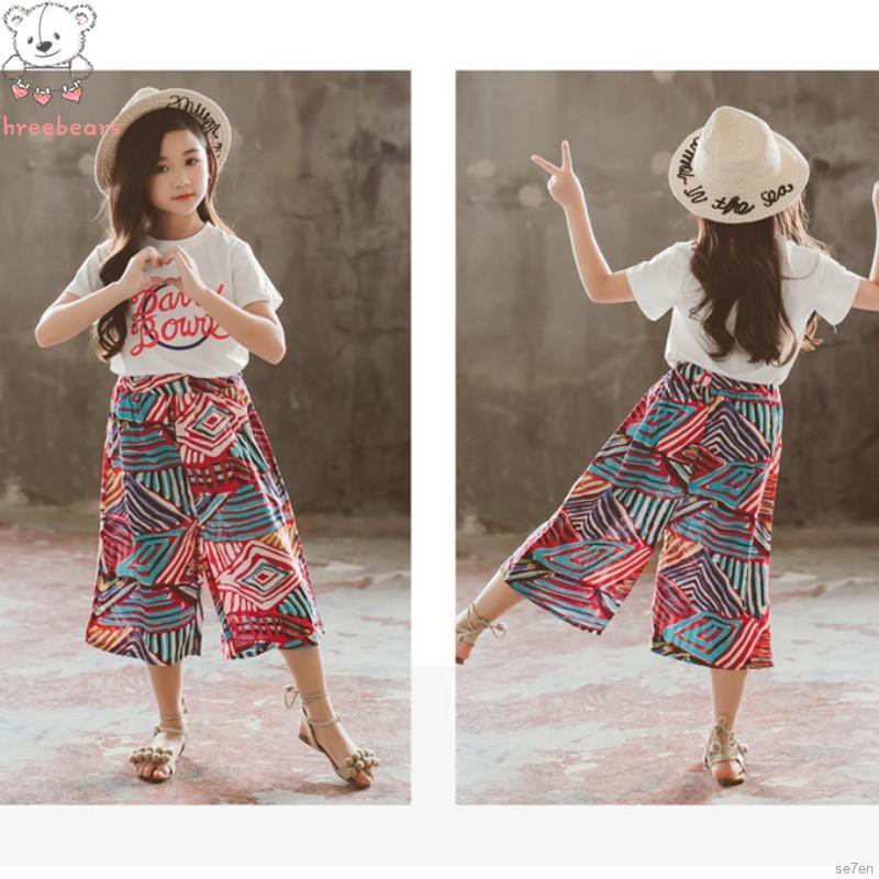 Set quần đùi và áo thun tay ngắn thời trang xinh xắn cho bé gái