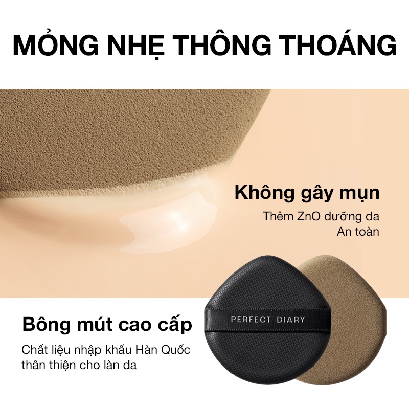 Phấn Nước Perfect Diary Kiềm Dầu Mịn Lì Che Phủ Hoàn Hảo Renewal Flawless 3 Màu 10g | BigBuy360 - bigbuy360.vn