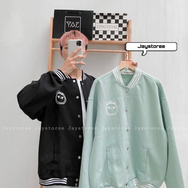 Áo khoác BOMBER F Tay dài form rộng Ulzzang ❤️/Nam nữ unisex/FREESHIP ❤️-jaystoree2