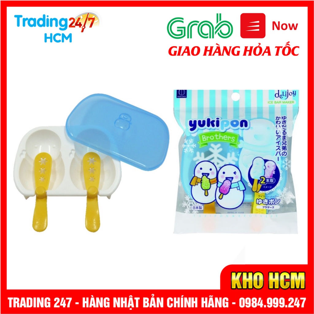 [Hỏa tốc HCM] Khuôn làm kem hình người tuyết Nội địa Nhật Bản