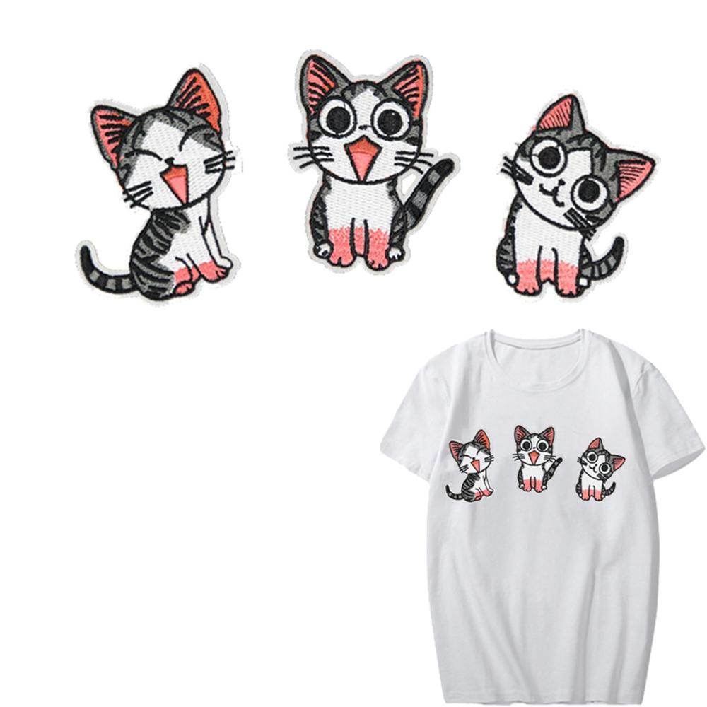QQMALL Sticker Ủi Thêu Hoạt Hình Dễ Thương