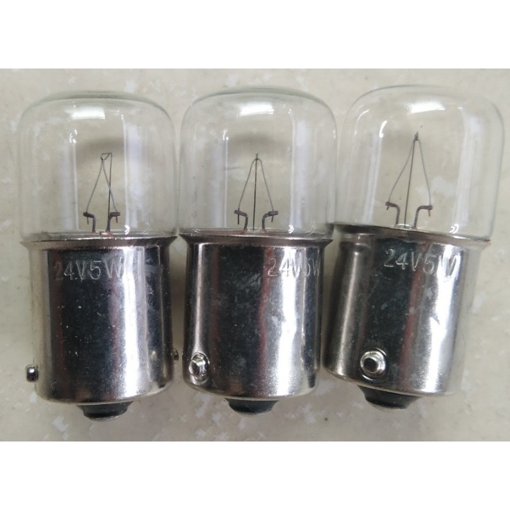 Bóng Đèn Đuôi Gài BA15 24V/30V 5W 16x35
